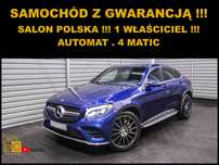 Mercedes-Benz GLC COUPE + AMG + 4MATIC + Salon POLSKA + 1 Wł + 100% Serwis MERCEDES
