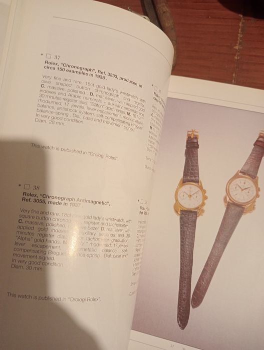 Catálogo the arte of Rolex