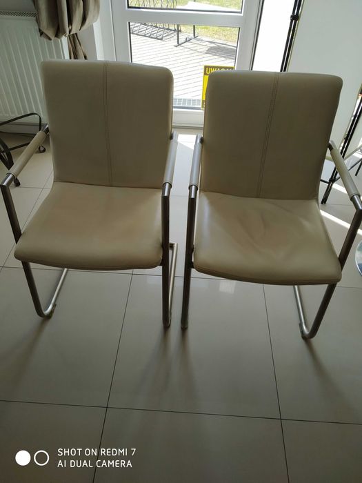 Fotele obracane skórzane