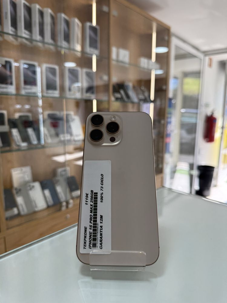 IPHONE 16 PRO MAX 256GB - apenas 70 ciclos carga