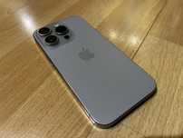 Idealny iPhone 15 PRO z gwarancją, SPIGEN,komplet,Natural Titanium