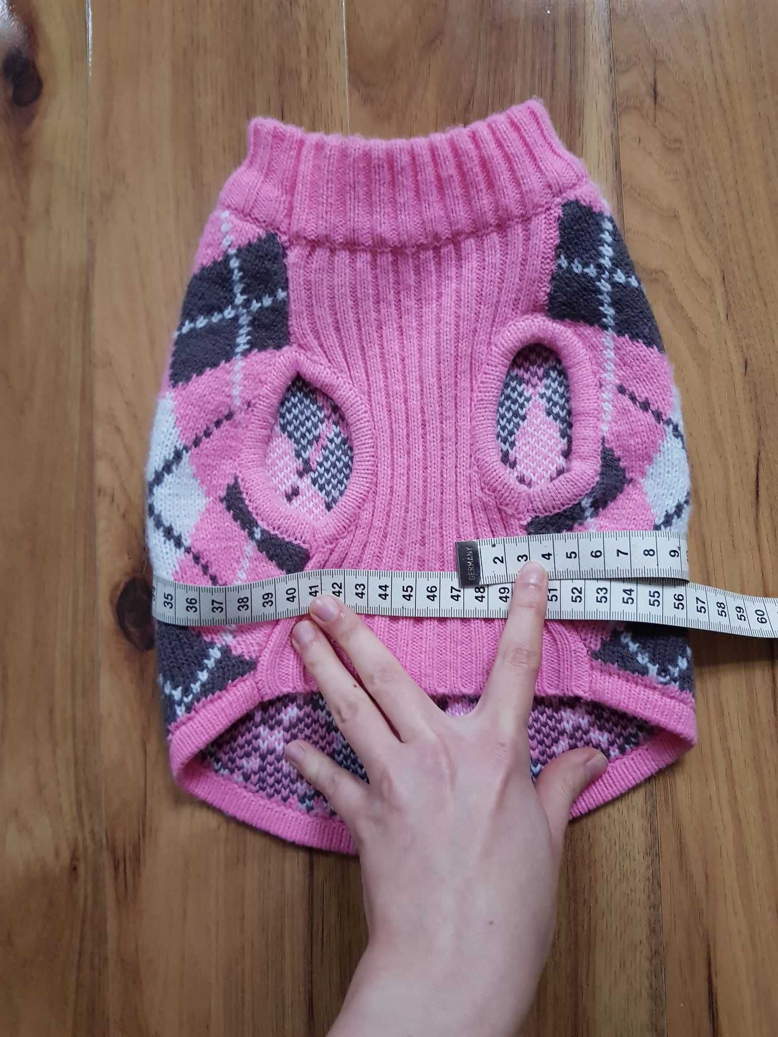 sweter dla psa w romby XS S sweterek  ubranie dla zwierzaka