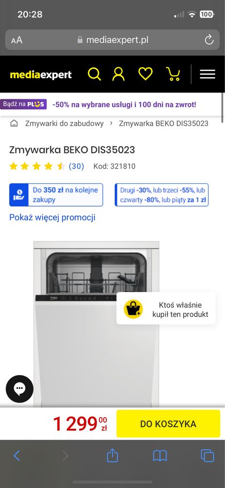 Zmywarka BEKO - zepsuta plytka elektroniczna