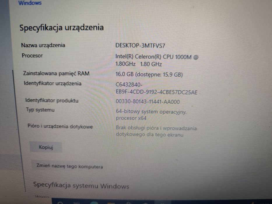 Laptop Fujitsu A553/H