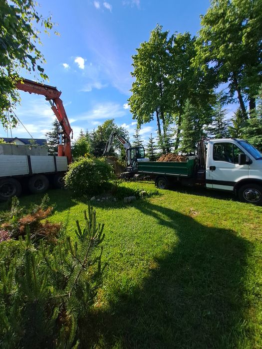 Piach płukany siany ziemia beton kruszywa hds transport wywóz gruzu
