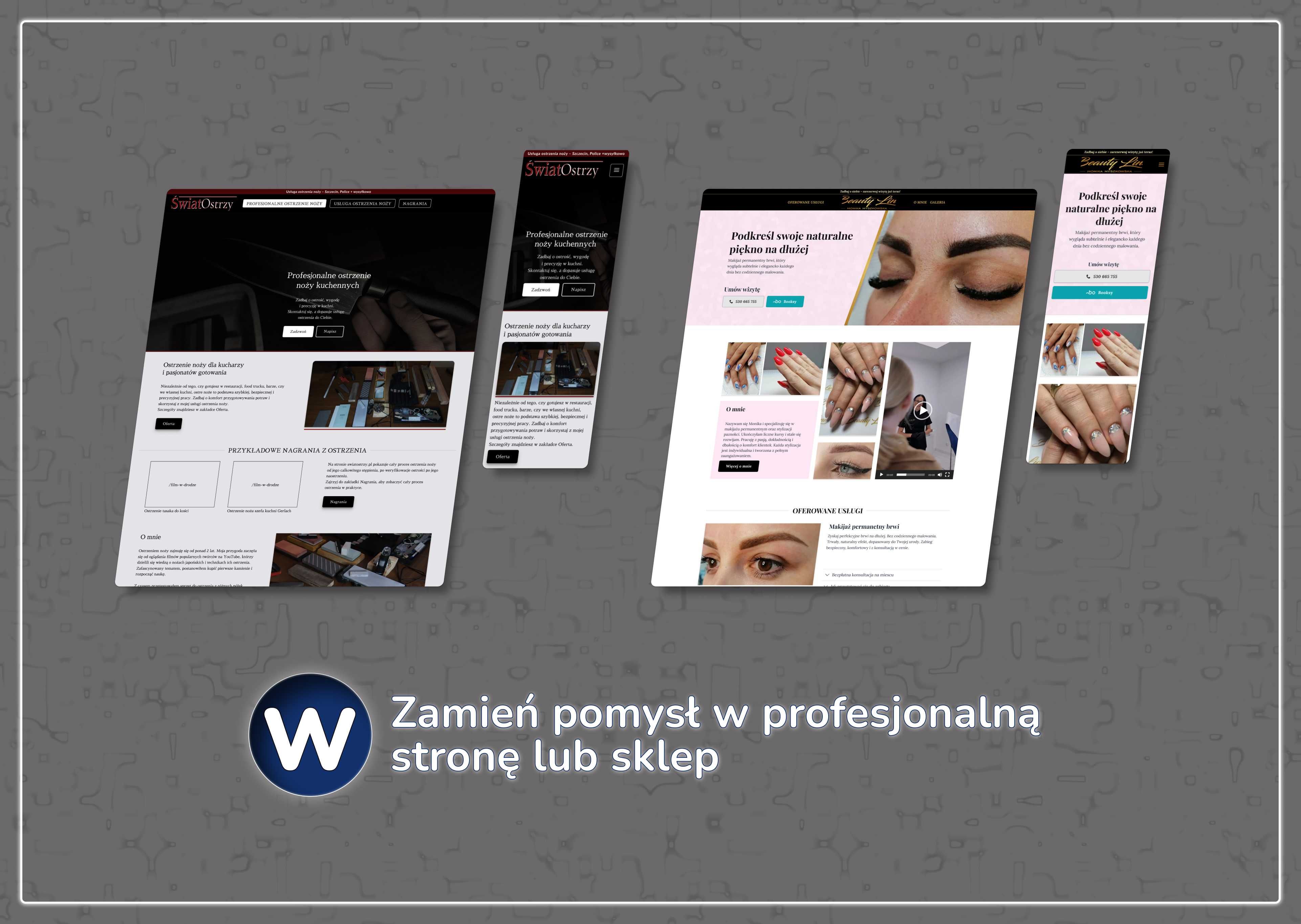 Tworzenie stron i sklepów | Wordpress woocommerce