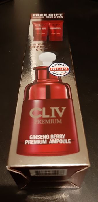 Cliv Premium ampułka Ginseng + krem