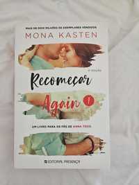 Livro "Recomeçar - again" de Mona Kasten