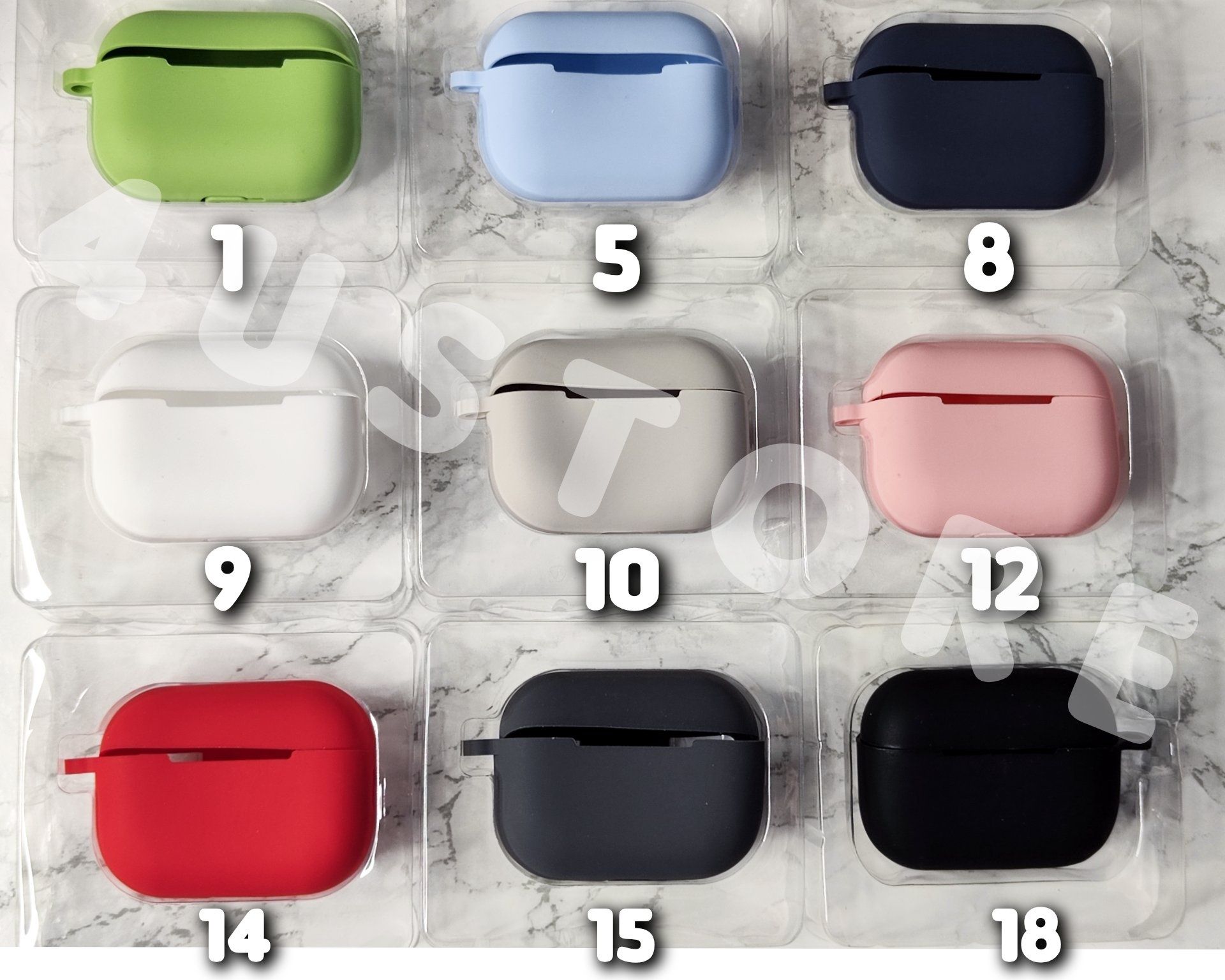 Чехол Silicone на Airpods Pro 2 кейс з карабіном с карабином силикон