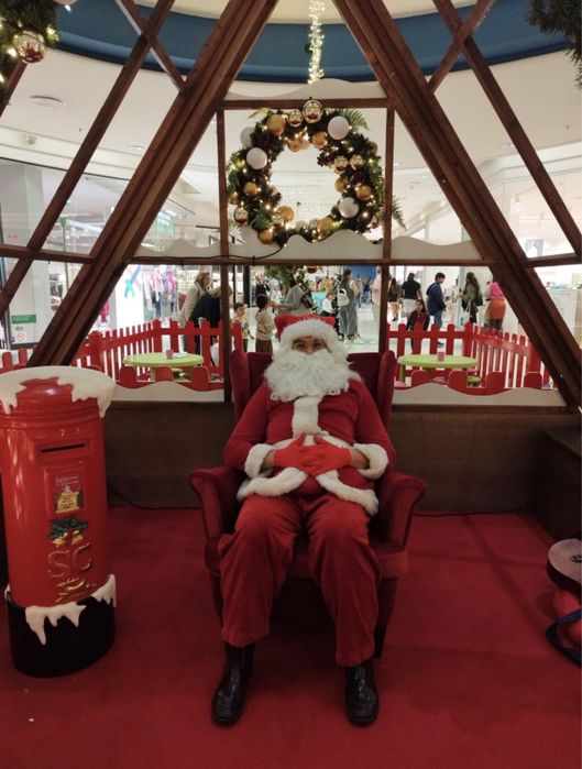 Pai Natal com duentes para eventos