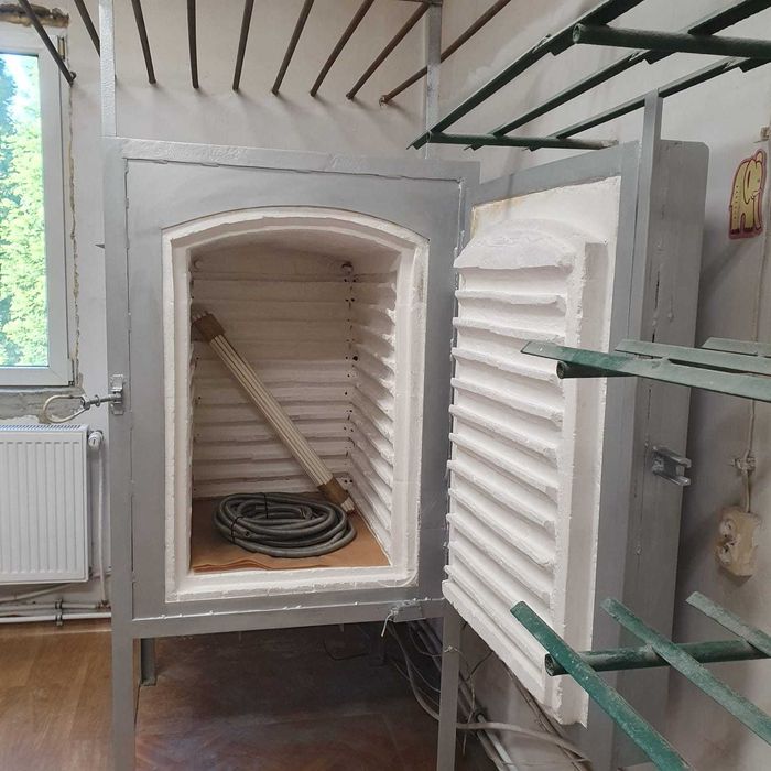Piec do ceramiki 300 litrów, 1240*C, nowe spirale, sterowanie RODHE