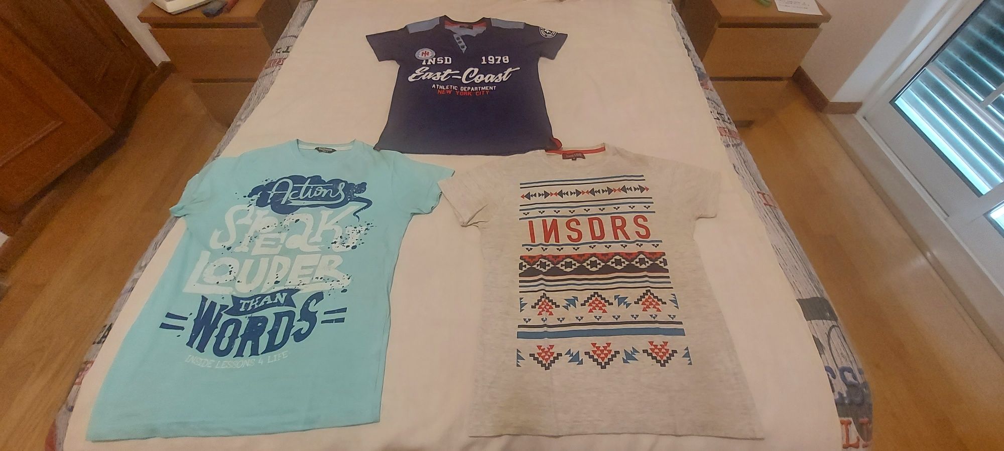 3 t-shirts da marca inside