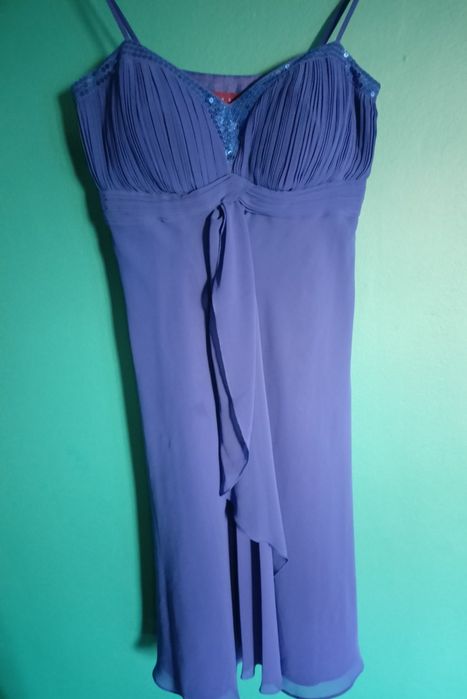 Piękna suknia sukienka 34 / 36 na ramiączkach na wesele sylwestra balo