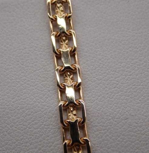 Złoty łańcuszek bismark 51 cm. 4,8 mm.