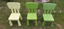 REZERWACJA Krzesło Mamut Ikea zielone