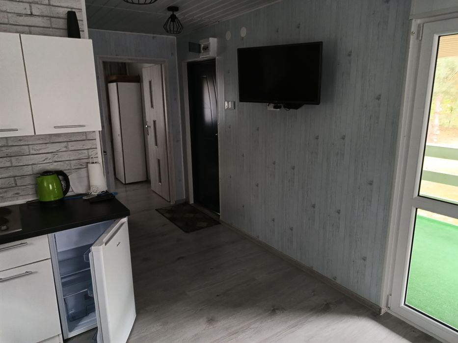 Kwatera pracownicza domek całoroczny Poleski Park parking sklep las