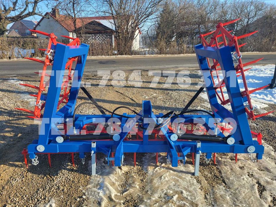 BRONY POLOWE HYDRAULICZNIE składane CIĘŻKIE *5pól *2 siłowniki *20 ząb