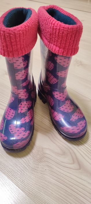 Чоботи гумові на дівчинку