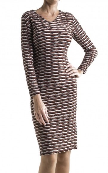 Vestido curto com estampa Roberto Verino