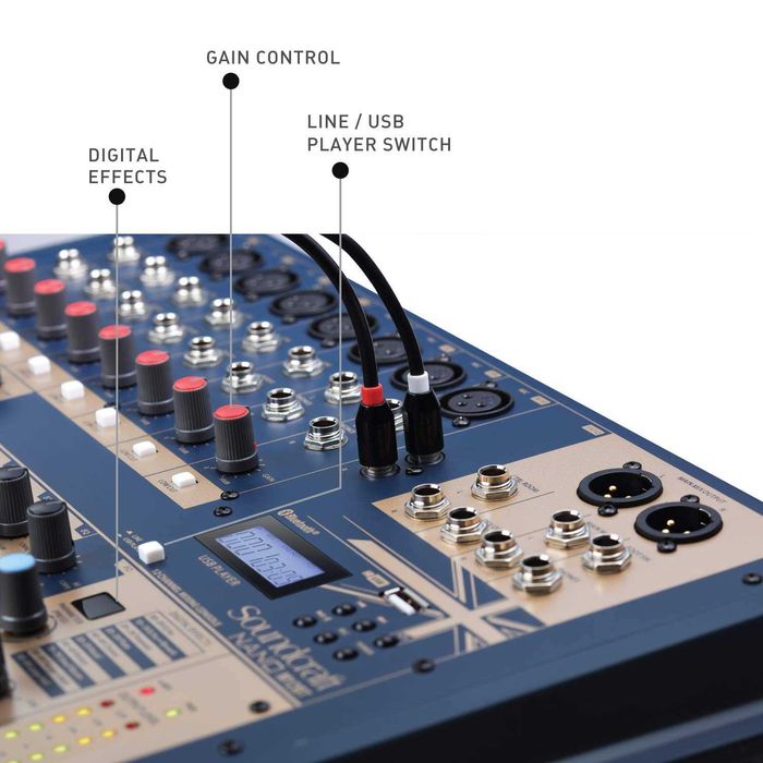 Мікшер SOUNDCRAFT NANO M08BT новий в наявності