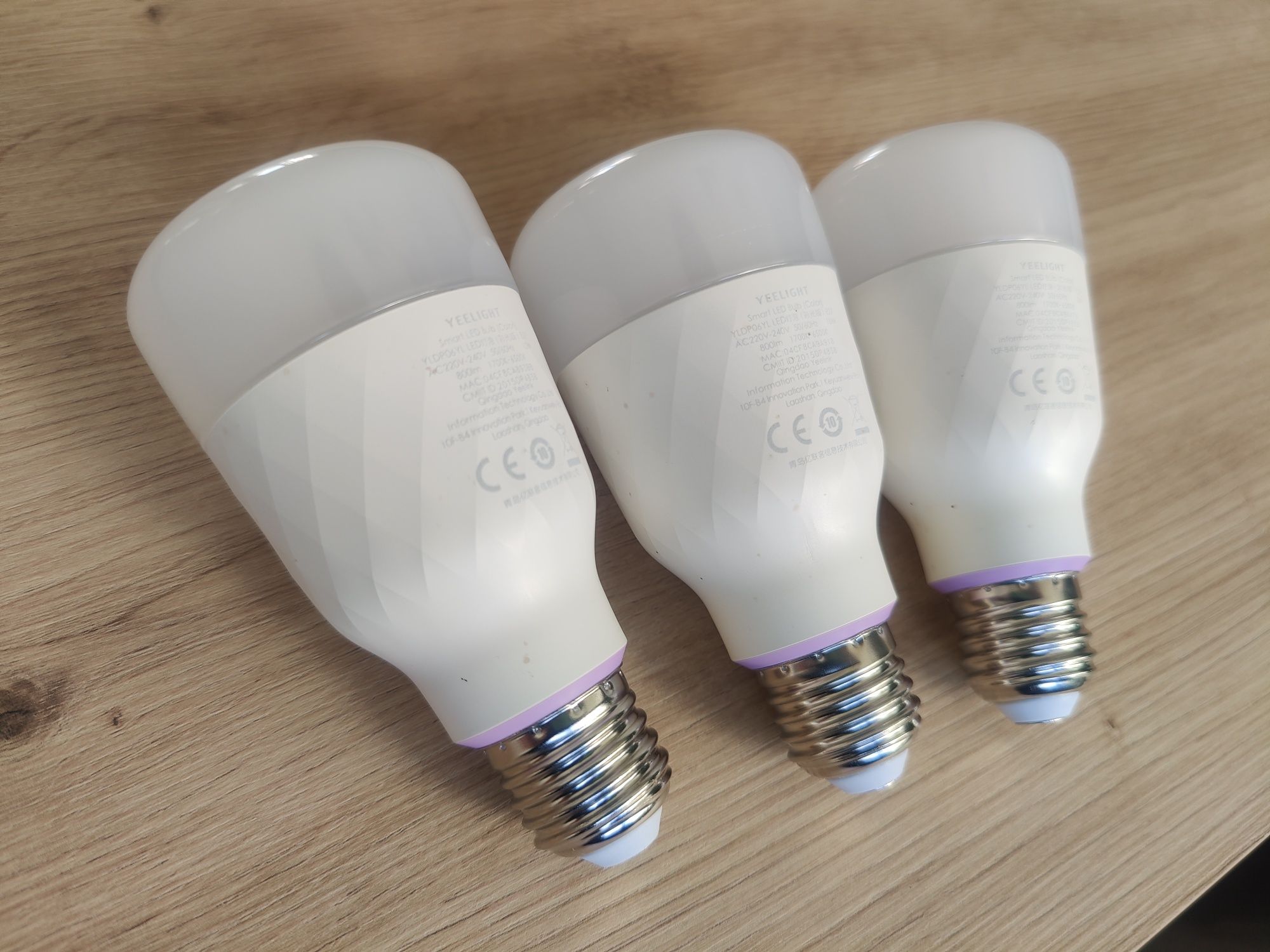4 Lâmpadas Inteligentes WIFI Yeelight Color Portes GRÁTIS
