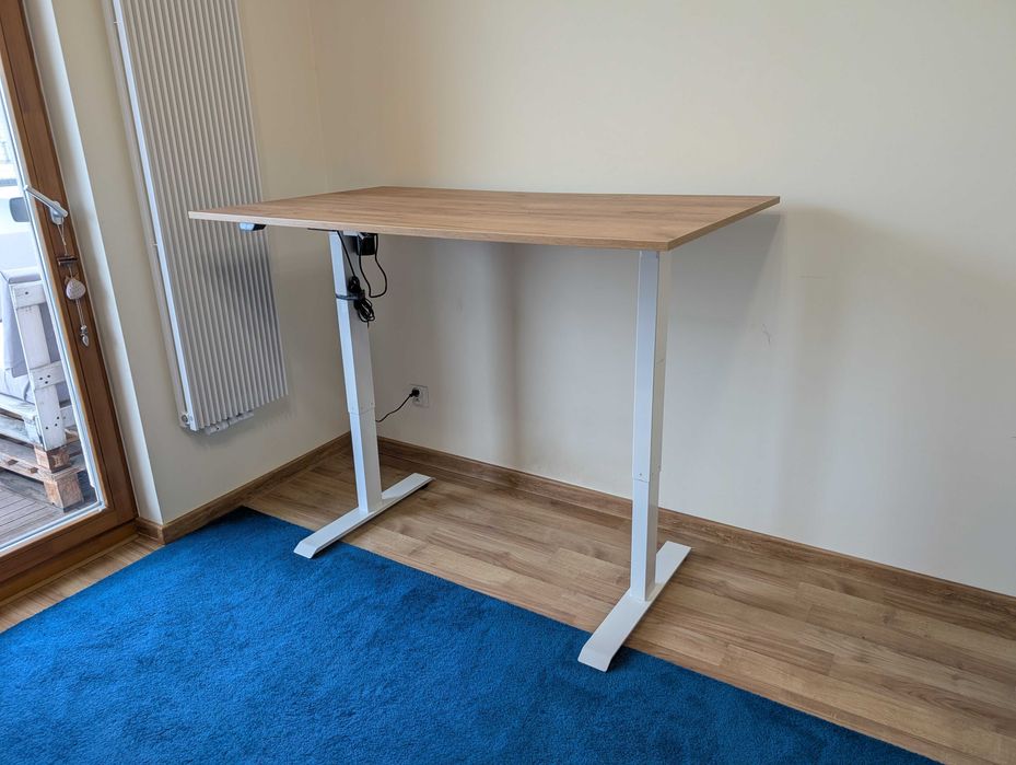 Biurko Elektryczne ProErgo 140x80 cm - IDEALNY STAN