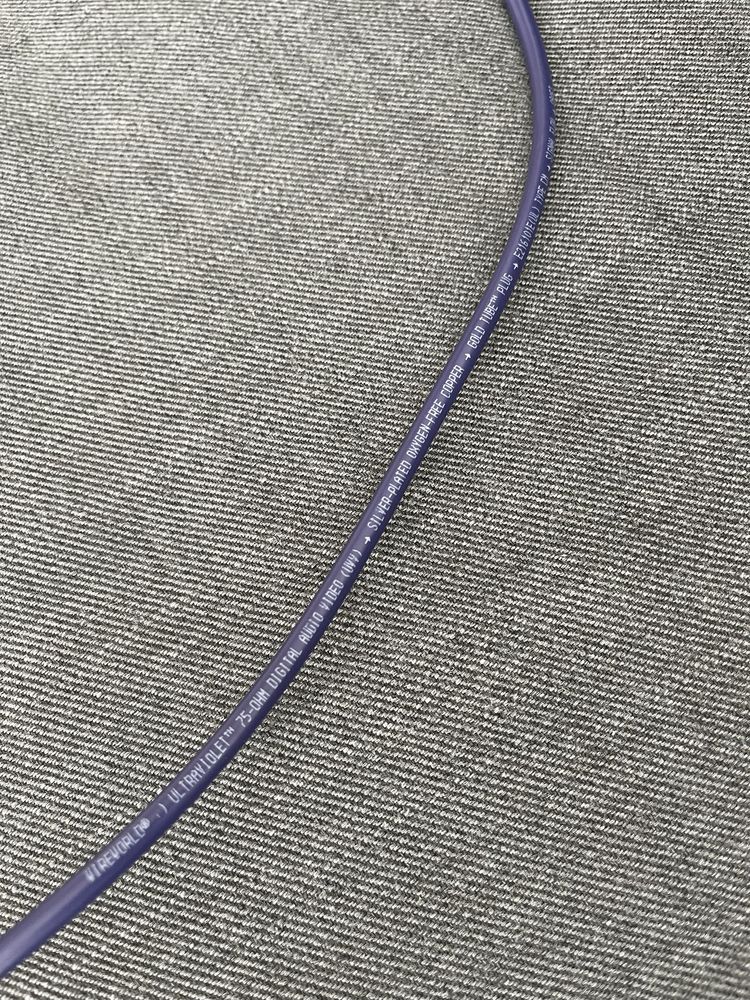 Wireworld ultraviolet 75-OHM digital audio video 1,5 m