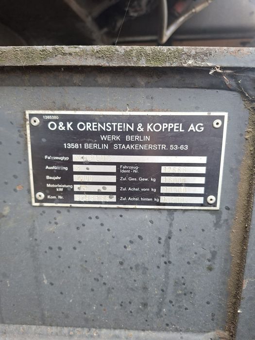Koparka kołowa O&K MH Plus