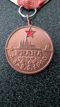 Medal Czechosłowacja,powstanie Praga