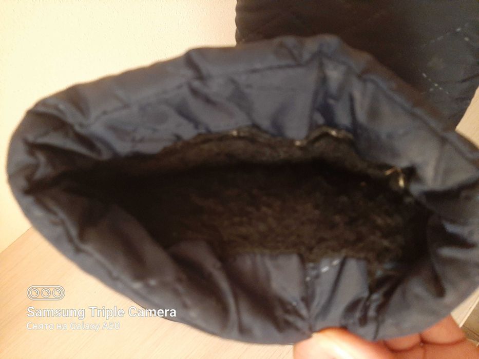 Чоботи сапоги гумові комбіновані жін. зимові 38р