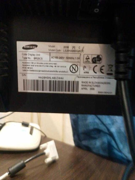 Продам монітор Samsung 203B у гарному стані
