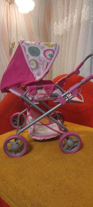 Дитячий іграшковий візочок (коляска)