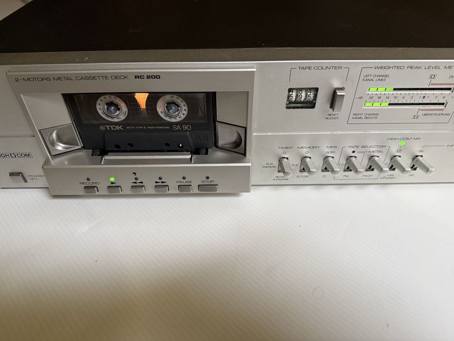 Telefunken RC-200 magnetofon kasetowy High Com, po serwisie