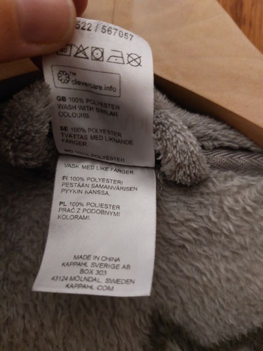 KappAhl szlafrok polar gruby 146/152 Zara Etam