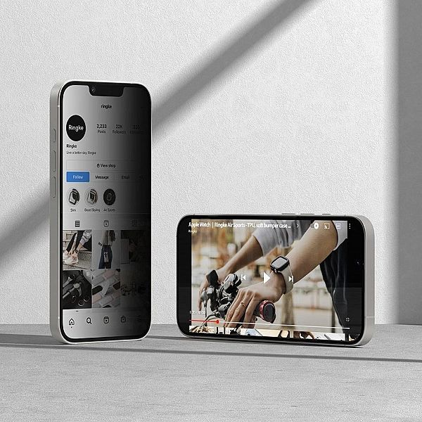 Szkło Prywatyzujące Ringke Easy Slide 2-Pack Iphone 16E Privacy