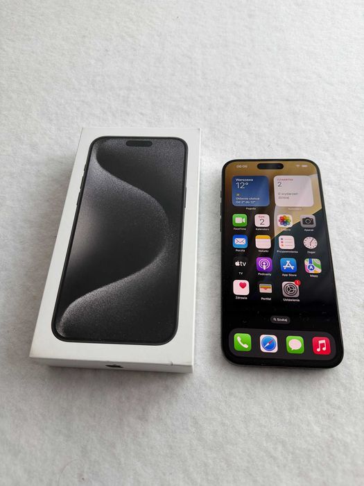iPhone 15 Pro Max 256 GB Black Titanium. Stan Idealny! Faktura VAT