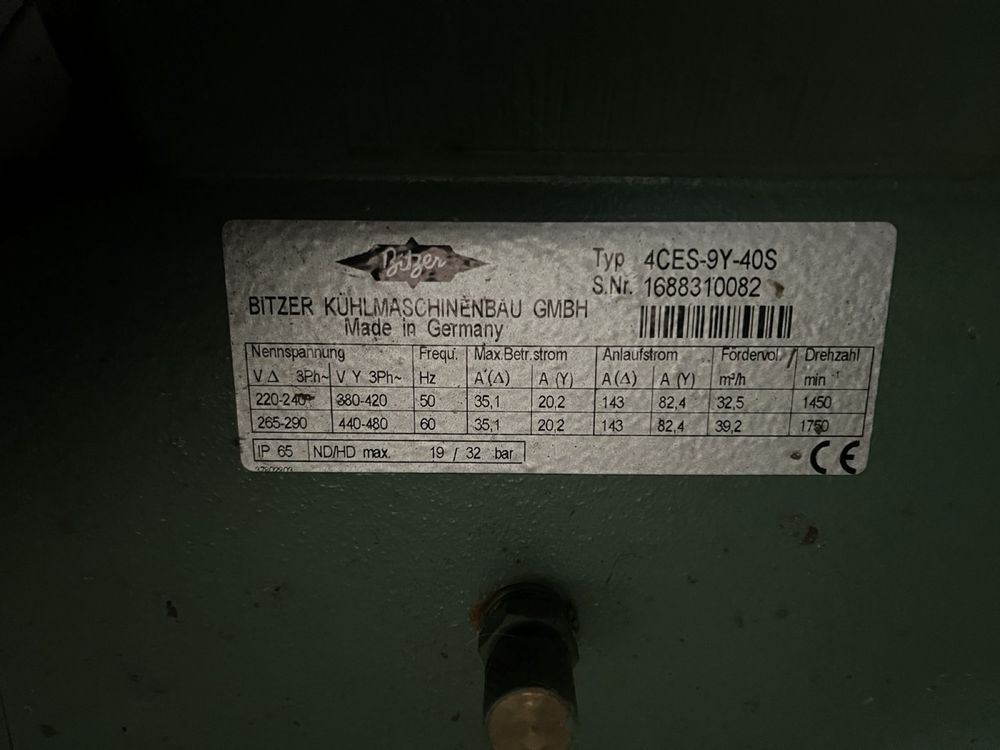 Продам новий холодильний компресор Bitzer 4CES-9Y-40S