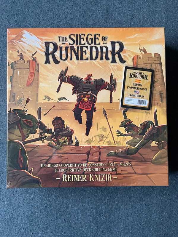 Siege of Runedar Nowy w Folii + Promo Karty Gra Planszowa