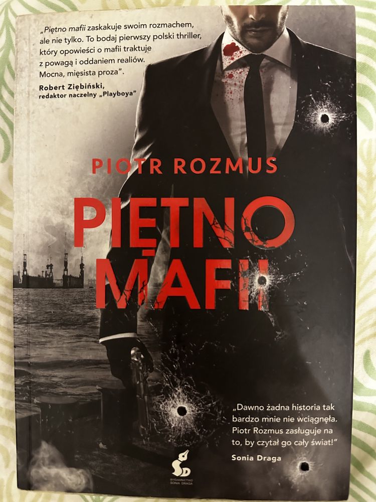 Książka piętno mafii- Piotr Rozmus