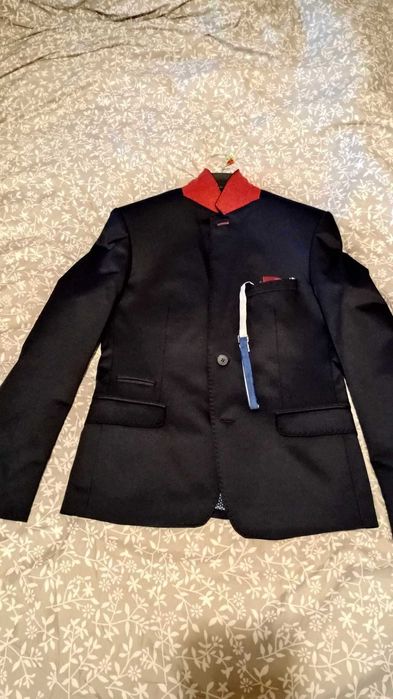 Garnitur męski rozmiar 178/64 marynarka + spodnie z muszką