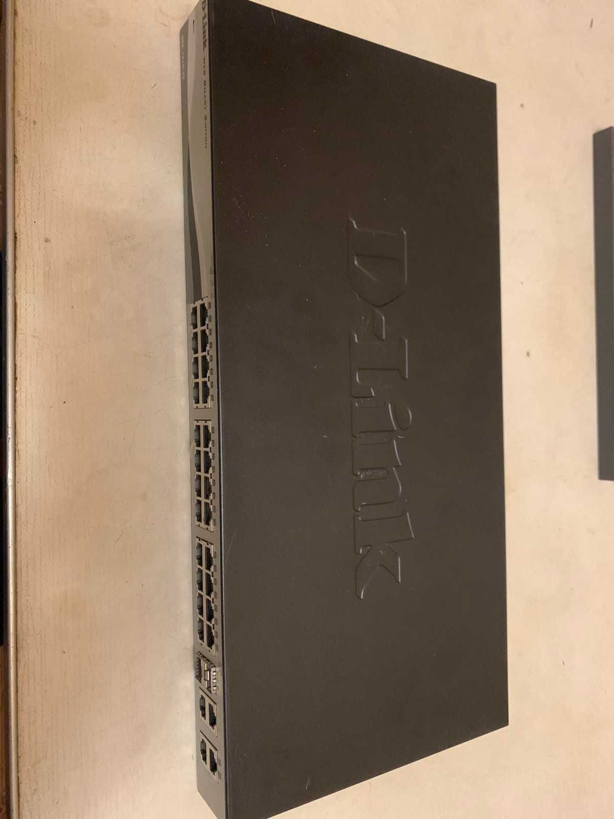 Коммутатор управляемый D-Link DES-1210-28  24 порт 100Base-TX