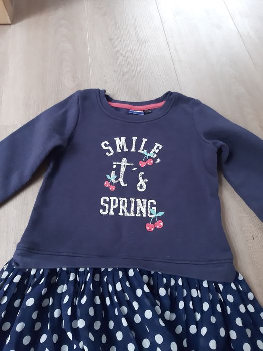 Lupilu duże 104 świąteczna sukienka i ciepła sukienka