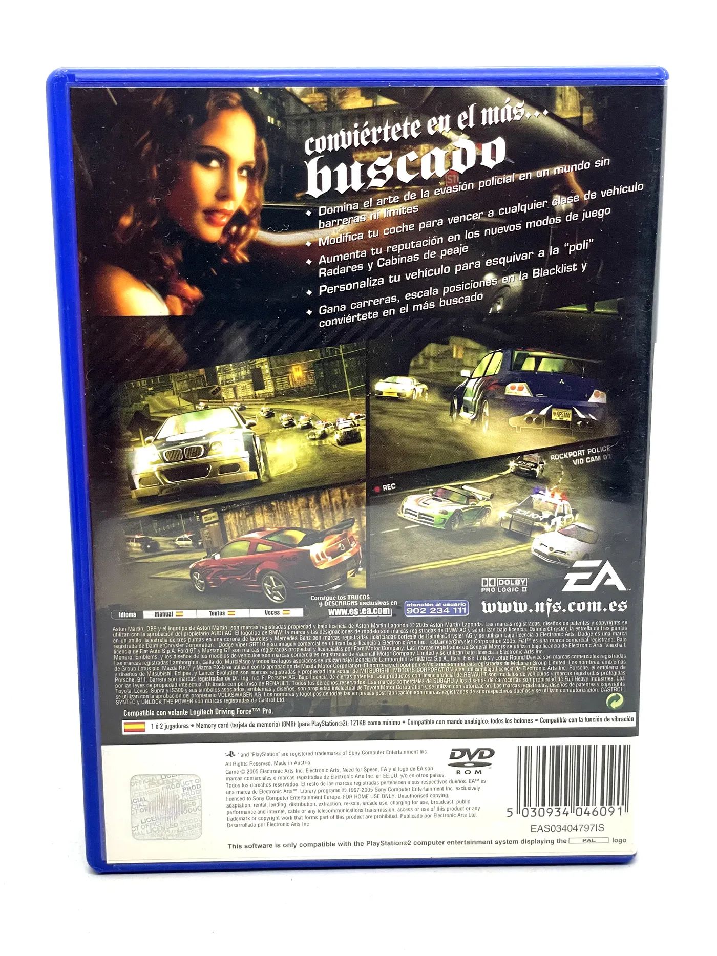 Need for Speed Most Wanted PS2 Po Angielsku