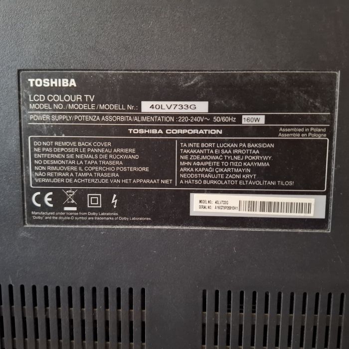 Telewizor Thomson 40 LCD