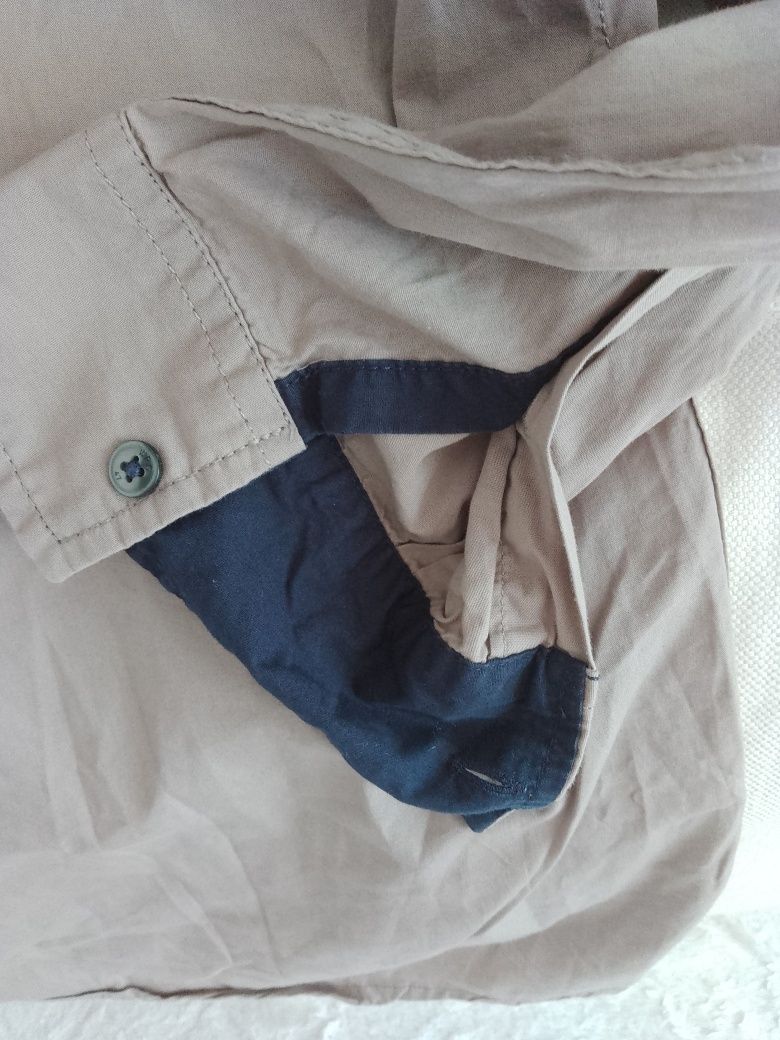Koszula XL Wrangler cotton kakaowa