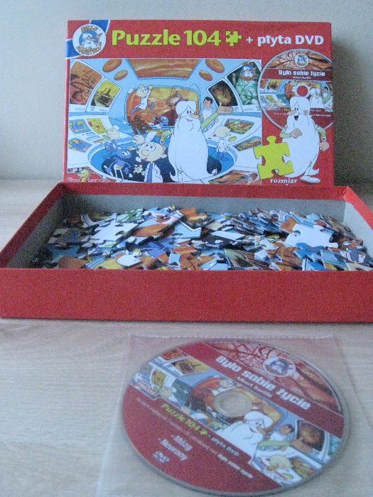 BYŁO SOBIE ŻYCIE Puzzle 104 + płyta DVD