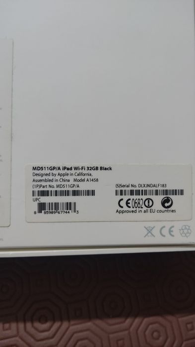 iPad wi Fi 32GB black