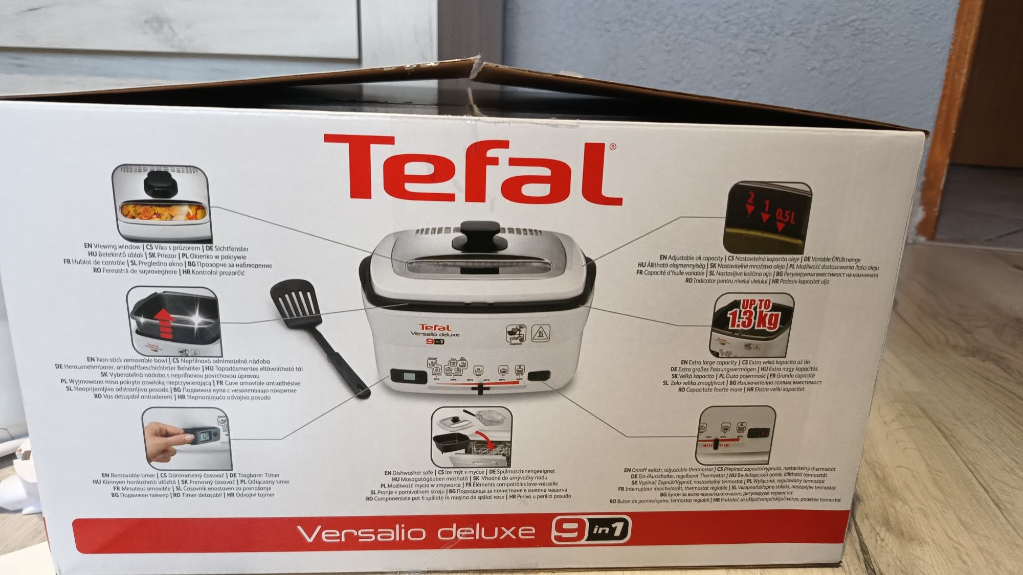 Tefal frytownica 9w1 multicooker Versalio Deluxe frytkownica