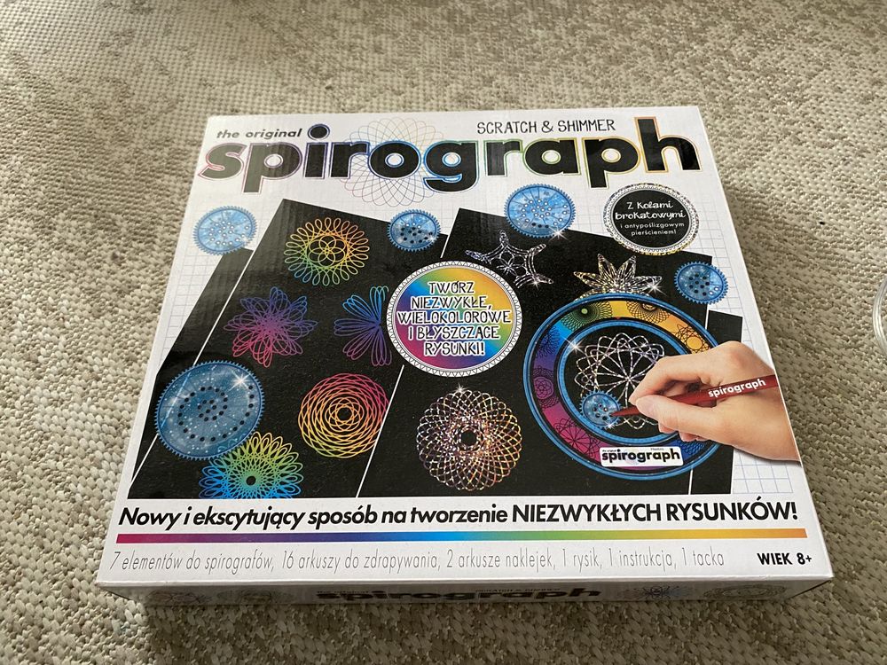 Spirograph - scratch and shimmer - nowy