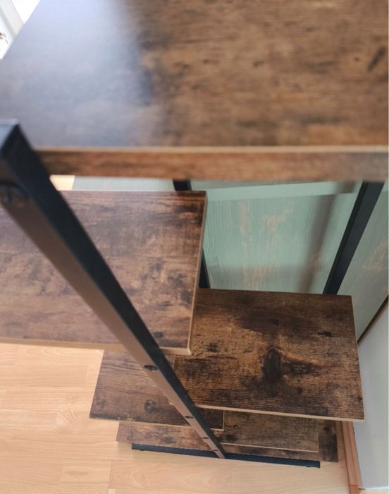 Kwietnik metalowy stojący – loftowy stojak na kwiaty, 6 poziomów